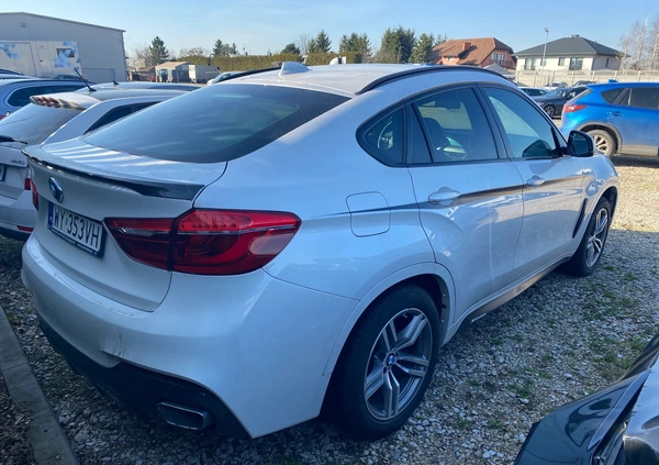 BMW X6 cena 99306 przebieg: 253314, rok produkcji 2016 z Recz małe 92